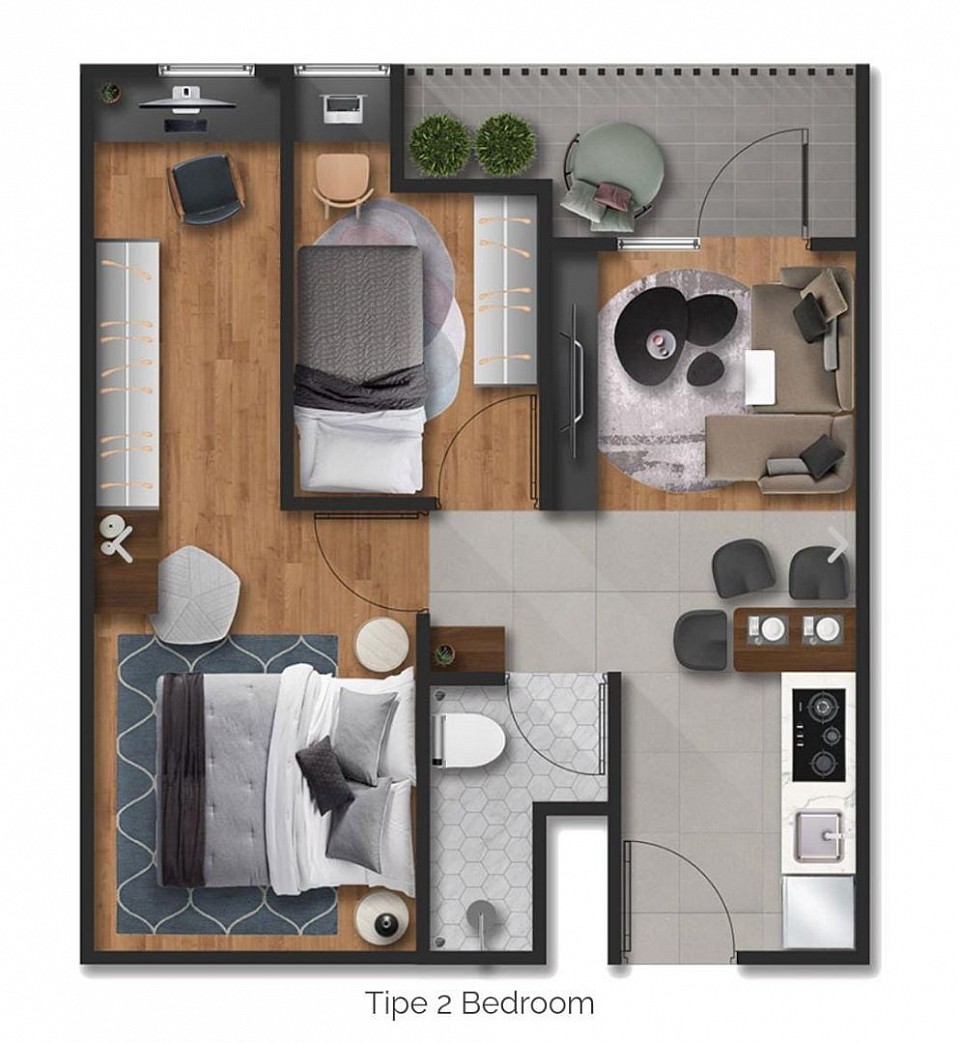 layout 2BR